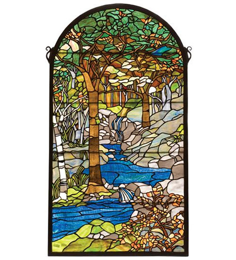 40''H X 22''W Tiffany Waterbrooks Stained Glass Window (96|77530)