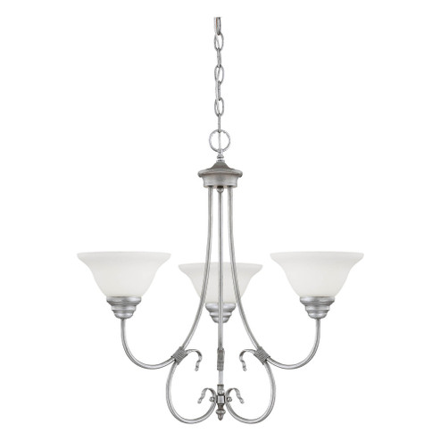 Fulton 3-Light Chandelier Ceiling Light Rubbed Silver (670|1363-RS)