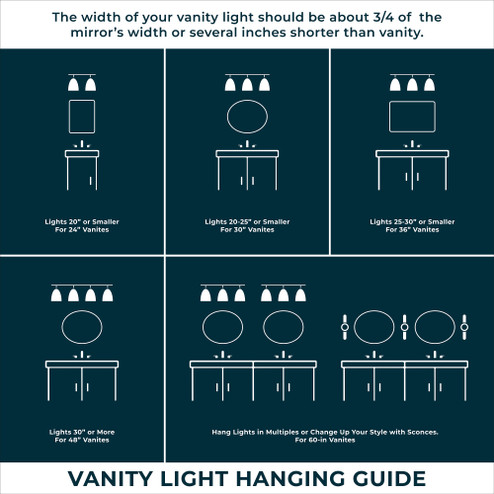 2-Light Vanity Chrome (670|222-CH)