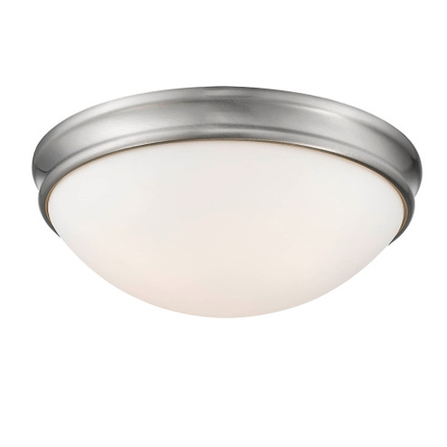 3-Light Flushmount Ceiling Light Brushed Nickel (670|5225-BN)