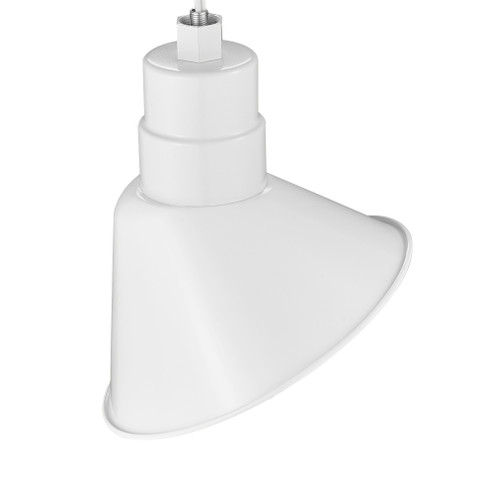 R Series 1-Light Angle Shade White (670|RAS10-WH)