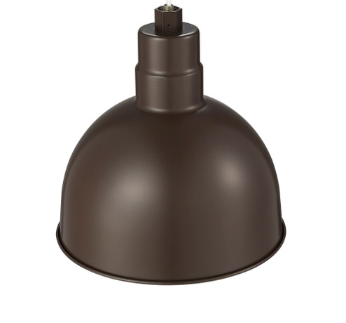 R Series 1-Light Stem Hung Deep Bowl Shade Architectural Bronze (670|RDBS12-ABR)