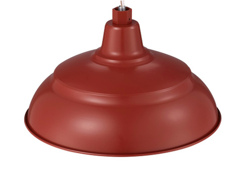 R Series 1-Light Warehouse Shade Satin Red (670|RWHS14-SR)