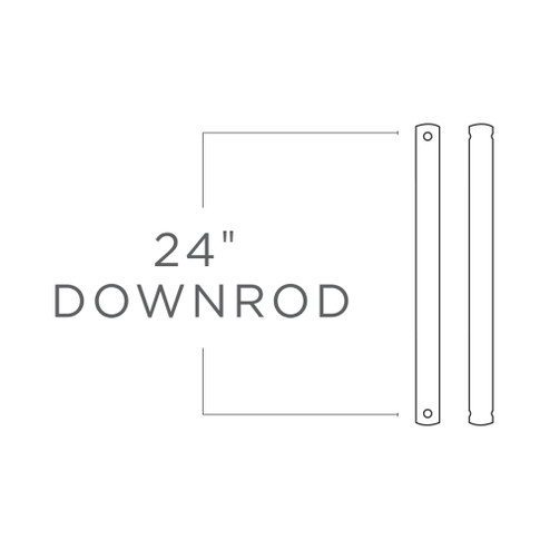 24'' Downrod in Oil Rubbed Bronze (6|DR24OZ)