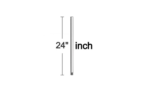 24'' Downrod in Brushed Steel (6|DR24BS)