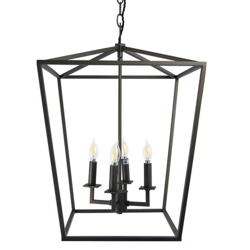 Cage Pendant Light (148|1081-BR-NG)