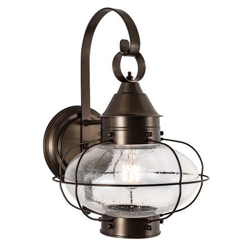 Cottage Onion Outdoor Wall Light (148|1324-BR-SE)