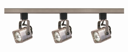 3 Light - MR16 - Square Track Kit - 4 foot Track - Line Voltage - Brushed Nickel (81|TK347)