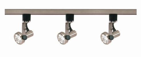 3 Light - MR16 - Gimbal Ring Track Kit - 4 foot Track - Line Voltage - Brushed Nickel (81|TK353)