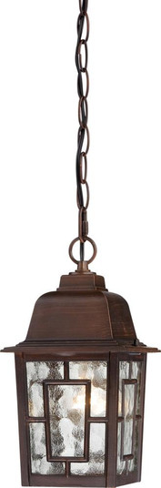 Banyan - 1 Light 11'' Hanging Lantern with Clear Water Glass - Rustic Bronze Finish (81|60/4932)