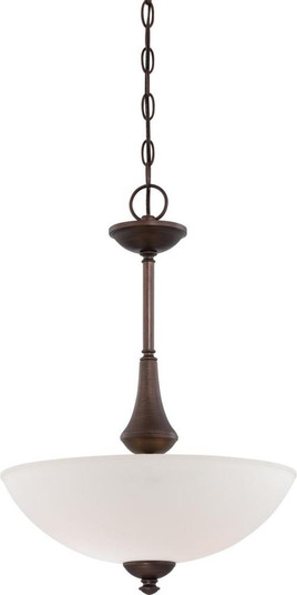 Patton - 3 Light Pendant with Frosted Glass - Prairie Bronze Finish (81|60/5138)