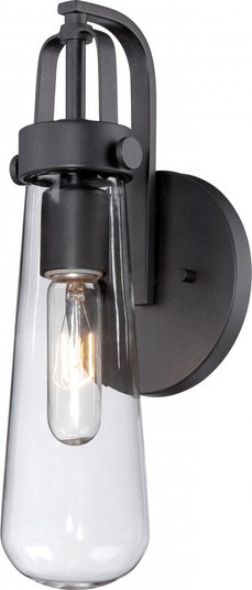 Beaker; 1 Light; Wall Sconce with Clear Glass; Lamp Included; Aged Bronze Finish (81|60/5361)