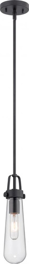 Beaker - 1 Light Mini Pendant with Clear Glass -Aged Bronze Finish - Lamp Included (81|60/5362)