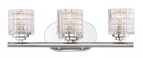 Votive - 3 Light Vanity with Clear Glass - Polished Nickel Finish (81|60/6443)