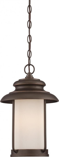 Bethany - LED Hanging Lantern with Satin White Glass - Mahogany Bronze Finish (81|62/635)