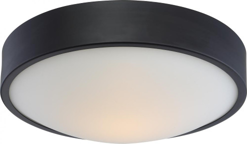Perk - 13'' LED Flush with White Glass - Aged Bronze Finish (81|62/776)