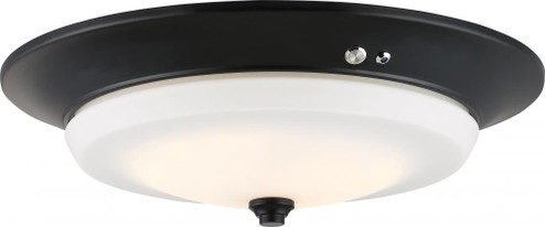 LED 20W - Flush with Frosted Glass - Aged Bronze Finish- 120-277V - 120-277V (81|62/972)