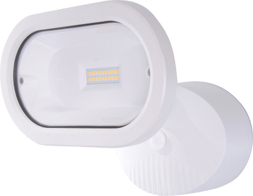 LED Security Light; Single Head; White Finish; 4000K; 1200 Lumens (81|65/105)