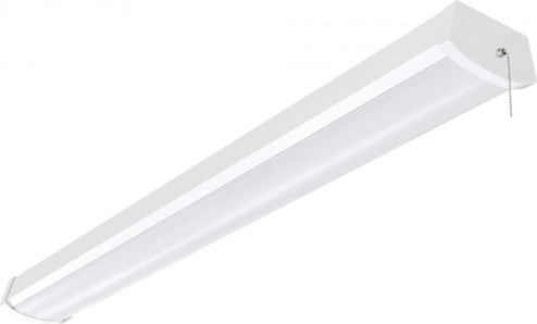 LED 4 ft.- Ceiling Wrap with Pull Chain - 40W - 3000K - White Finish - 120V (81|65/1092)