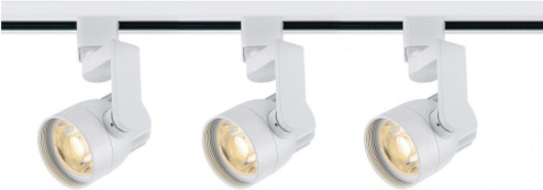 3 Light - Track Lighting Kit - 12 Watt LED per Head - 3000K - 4 foot Track - 36 degree - Round shape (81|TK423)