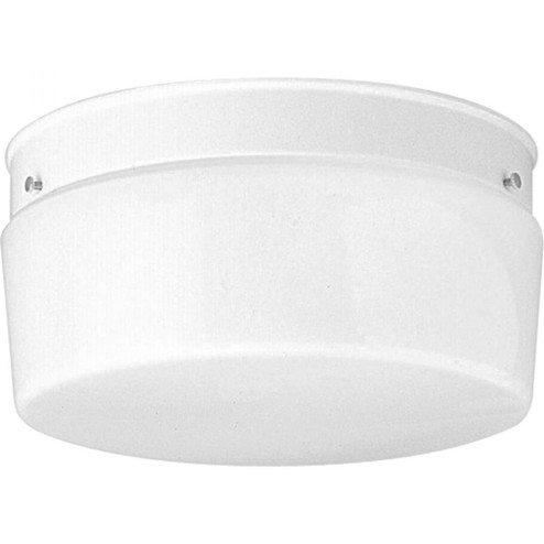 Two-Light White Glass 10-3/4'' Close-to-Ceiling (149|P3520-30)