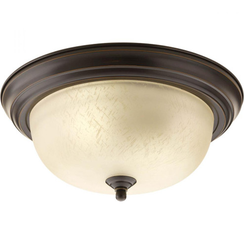 Two-Light Dome Glass 13-1/4'' Close-to-Ceiling (149|P3925-20EUL)