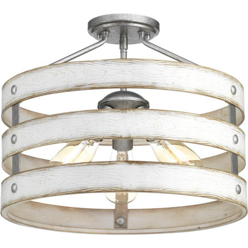 Gulliver Collection Three-Light 17'' Semi-Flush Convertible (149|P350049-141)