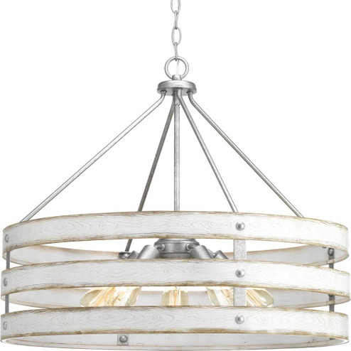 Gulliver Collection Five-Light Galvanized Finish Coastal Pendant Light (149|P500090-141)