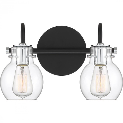 Andrews 2-Light Earth Black Vanity Light (26|ANW8602EK)