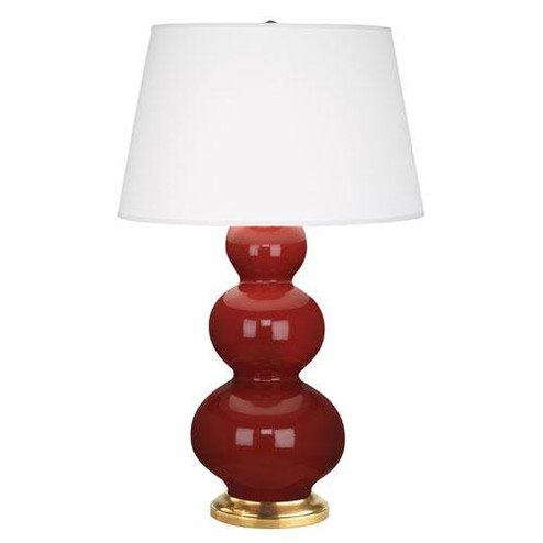 Oxblood Triple Gourd Table Lamp (237|315X)