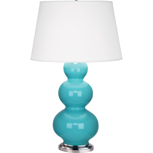 Egg Blue Triple Gourd Table Lamp (237|362X)