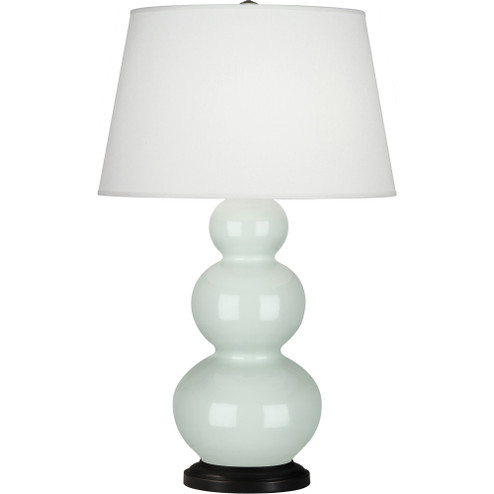 Celadon Triple Gourd Table Lamp (237|370X)