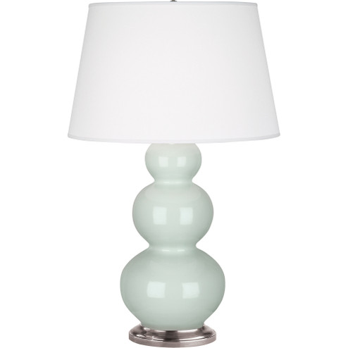 Celadon Triple Gourd Table Lamp (237|371X)