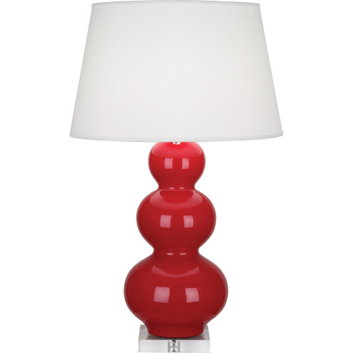Ruby Red Triple Gourd Table Lamp (237|RR43X)