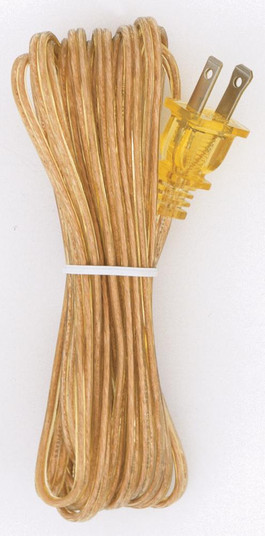 15 Foot Cord With Plug; Gold Finish (27|S70/103)