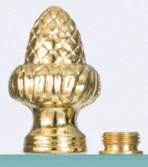 Brass Finial Acorn Knob (27|S70/133)