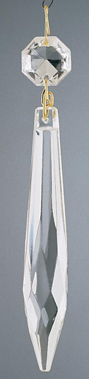 5 Clear Crystal Prisms; 3 in.; 5-Card (27|S70/312)