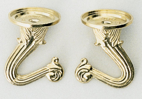 Double Hook Set; Brass Finish (27|S70/450)