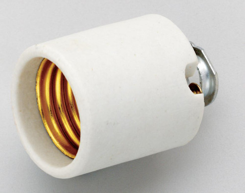Keyless Porcelain Medium Base Socket (27|S70/560)