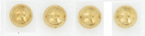Threaded Brass Knobs; 8/32 (27|S70/660)