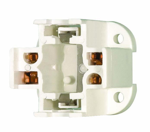 18W Bottom Screw Down Socket; 4-Pin Lamps; Vertical Mount; G24Q-2 And GX24Q-2 Base For: CF18DD/E And (27|90/1550)