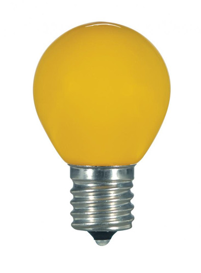1.2 Watt LED; S11; Ceramic Yellow; Medium base; 120 Volt; Carded (27|S9166)