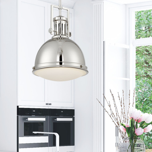 Chival 1-Light Pendant in Polished Nickel (128|7-730-1-109)