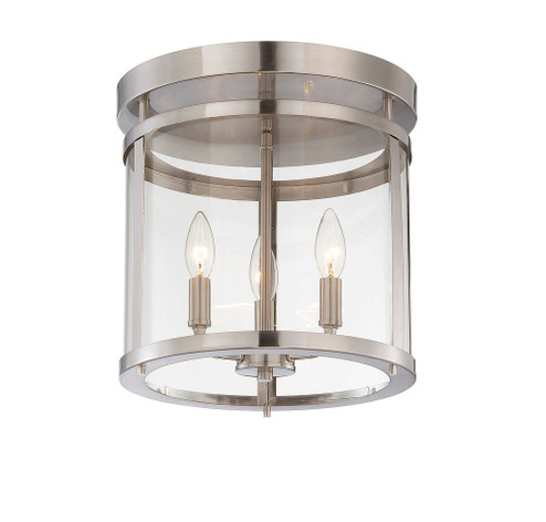 Penrose 3-Light Ceiling Light in Satin Nickel (128|6-1043-3-SN)