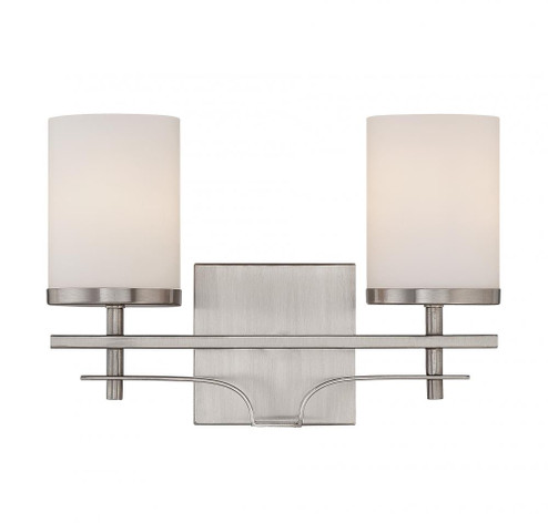 Colton 2-Light Bathroom Vanity Light in Satin Nickel (128|8-338-2-SN)