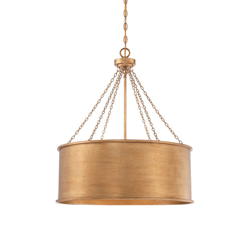 Rochester 6-Light Pendant in Gold Patina (128|7-488-6-54)