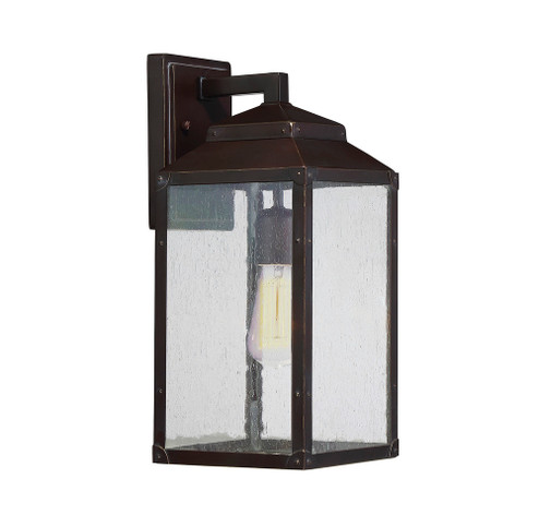 Brennan 1-Light Outdoor Wall Lantern in English Bronze with Gold (128|5-341-213)