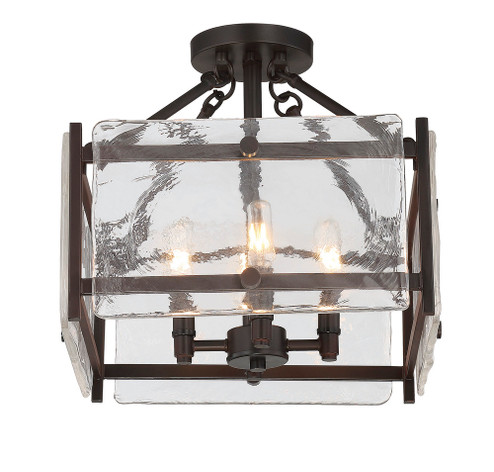 Glenwood 4-Light Ceiling Light in English Bronze (128|6-3042-4-13)