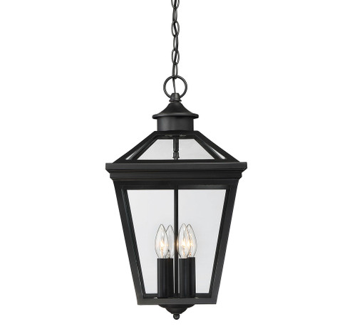 Ellijay 4-Light Outdoor Hanging Lantern in Black (128|5-145-BK)