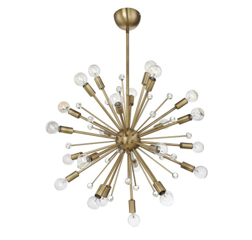 Galea 24-Light Chandelier in Warm Brass (128|7-6099-24-322)